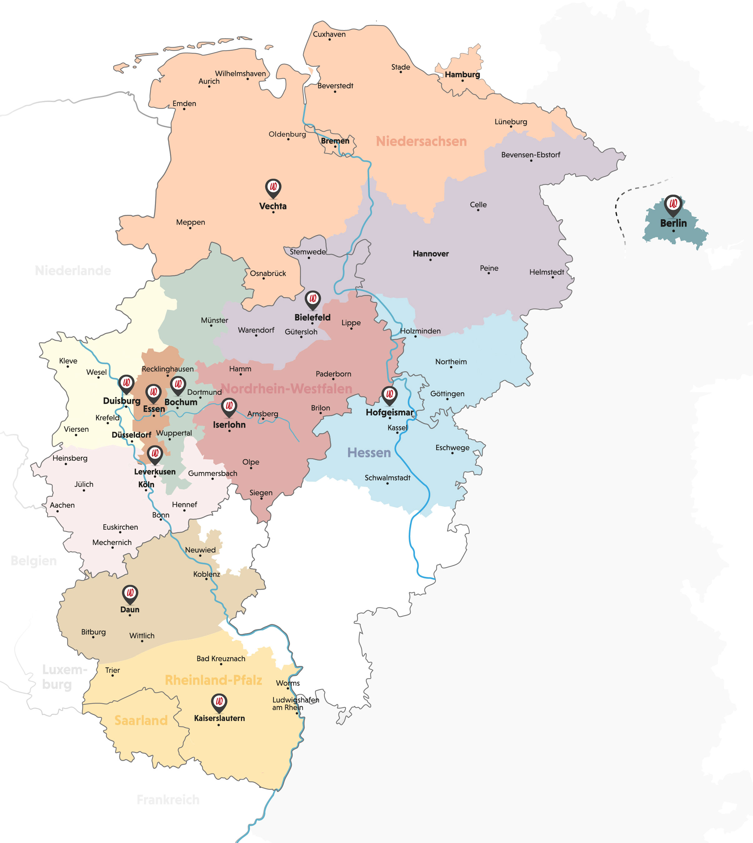 Vertriebsstandorte