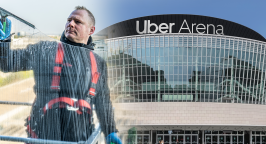 Rudolf Weber reinigt seit September 2022 die Uber Arena in Berlin.