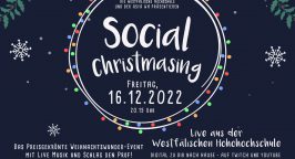 Social Christmasing der Westfälischen Hochschule: Logo