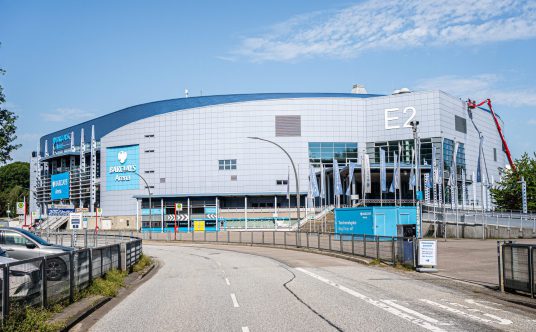 Die Barclays Arena in Hamburg.