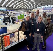 Interclean Amsterdam: Die Delegation von Rudolf Weber Gebäudedienste beim Besuch der Fachmesse.