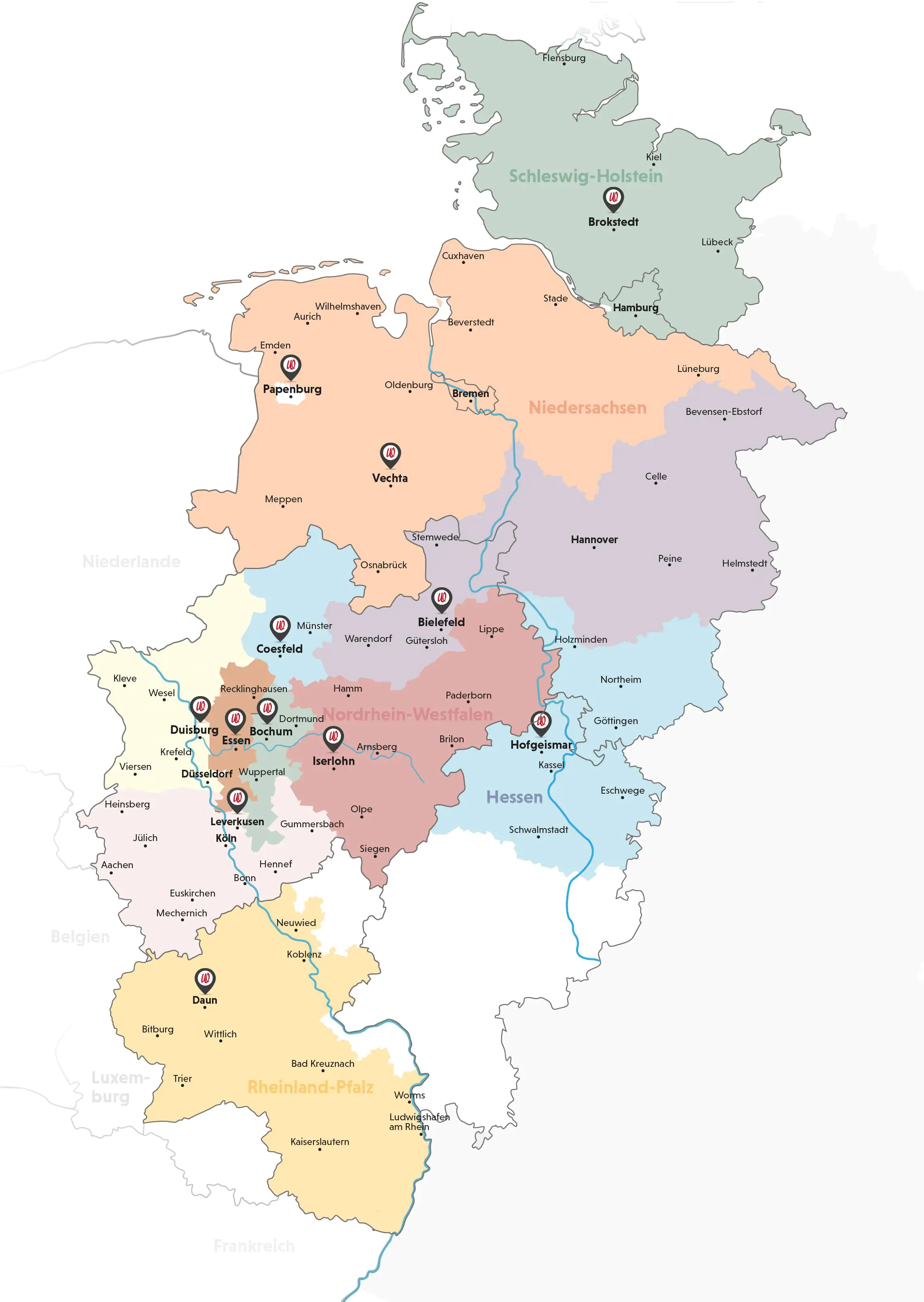 Vertriebsstandorte
